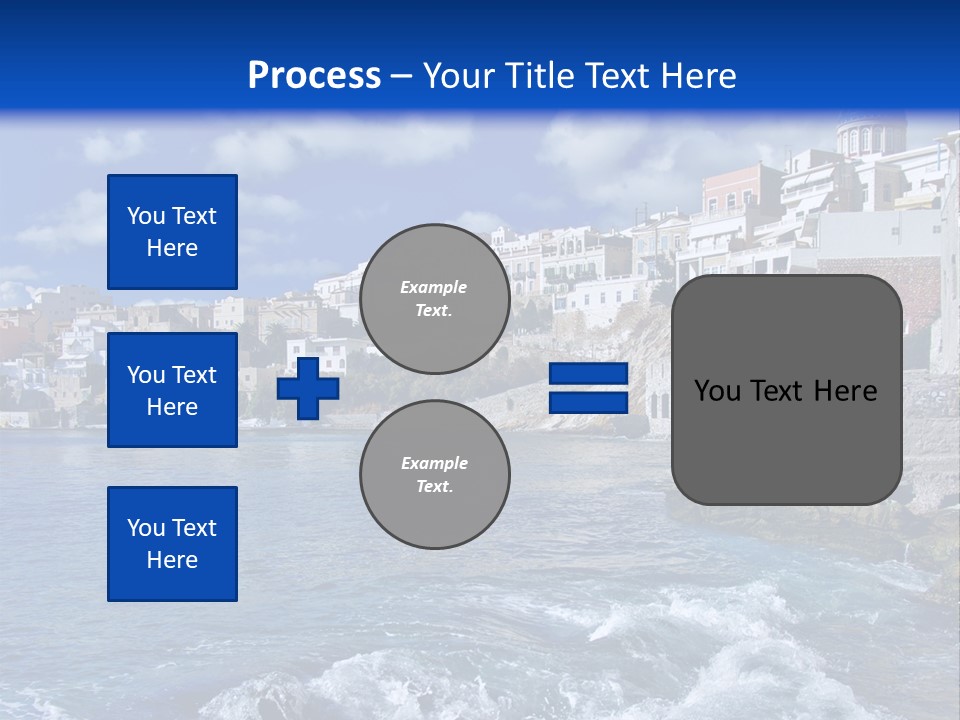 Nature Blue City PowerPoint Template