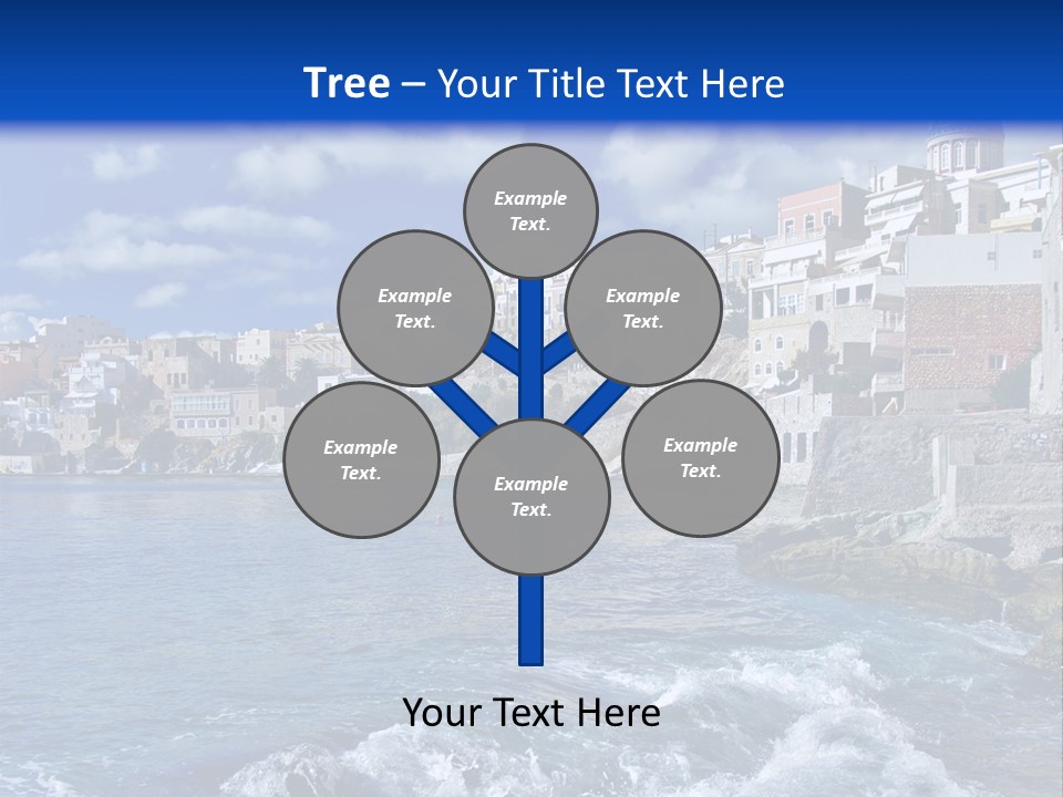Nature Blue City PowerPoint Template