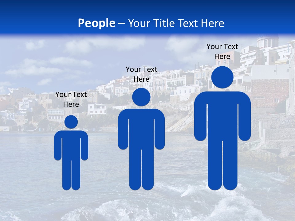 Nature Blue City PowerPoint Template