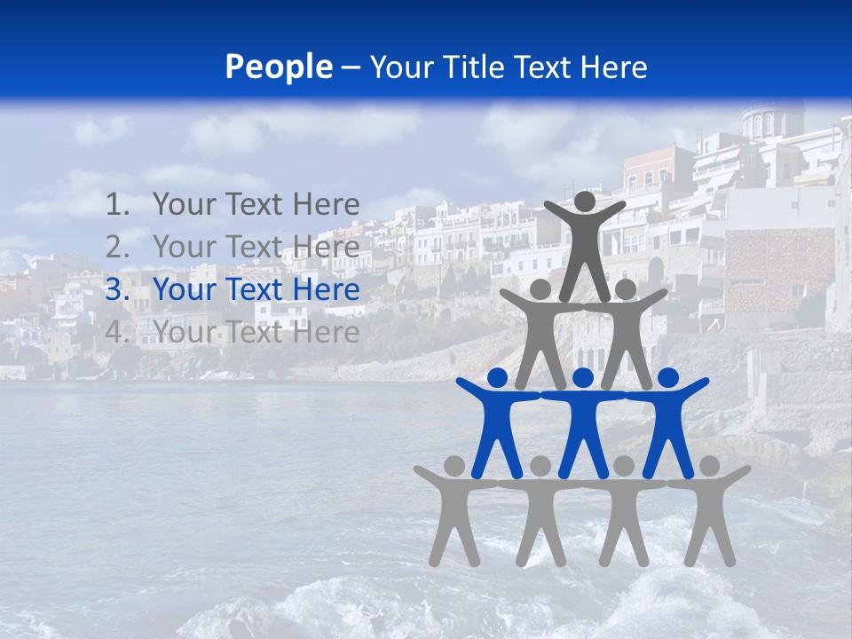 Nature Blue City PowerPoint Template