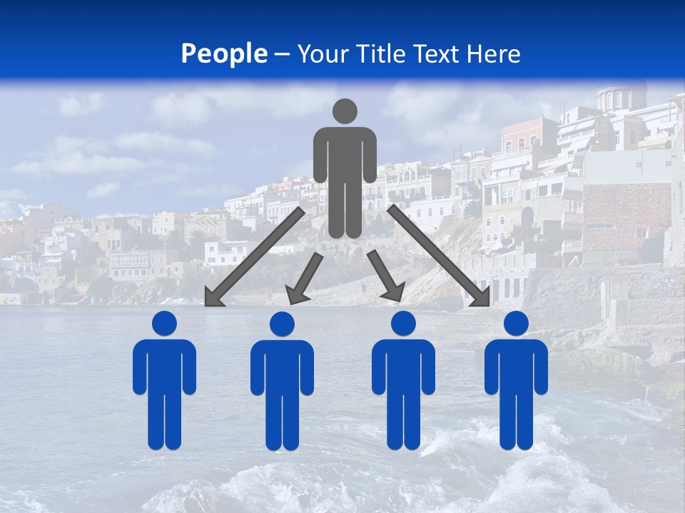 Nature Blue City PowerPoint Template