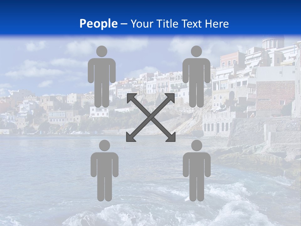 Nature Blue City PowerPoint Template