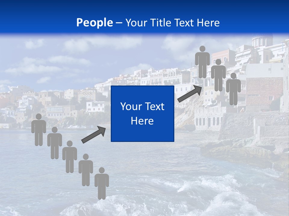 Nature Blue City PowerPoint Template