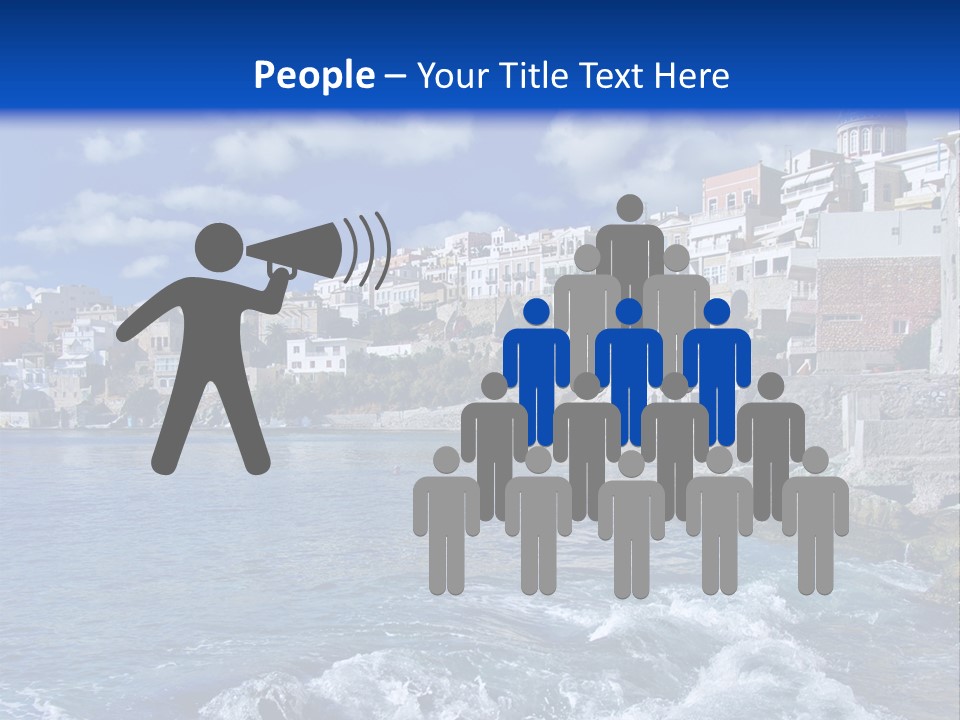 Nature Blue City PowerPoint Template