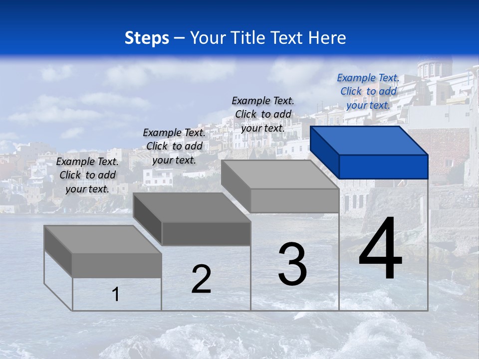 Nature Blue City PowerPoint Template