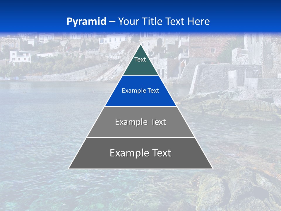 Cyclade Window Tourism PowerPoint Template
