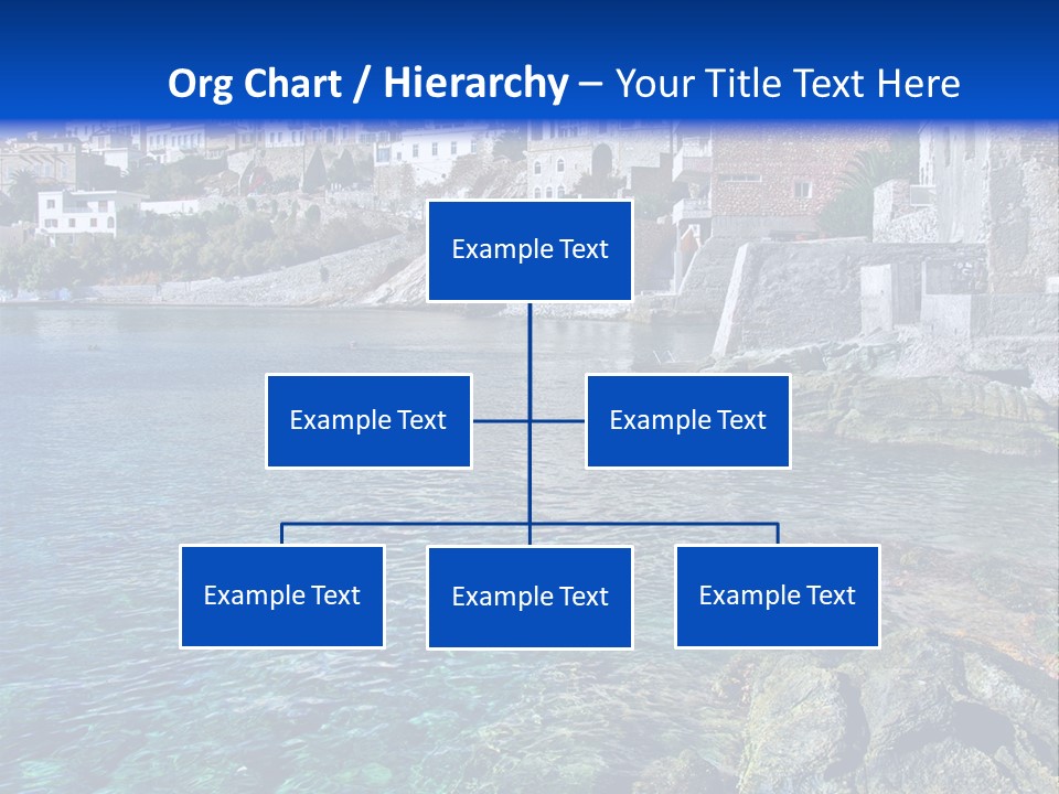 Cyclade Window Tourism PowerPoint Template
