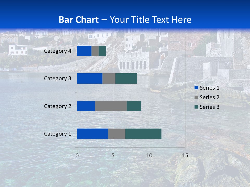 Cyclade Window Tourism PowerPoint Template