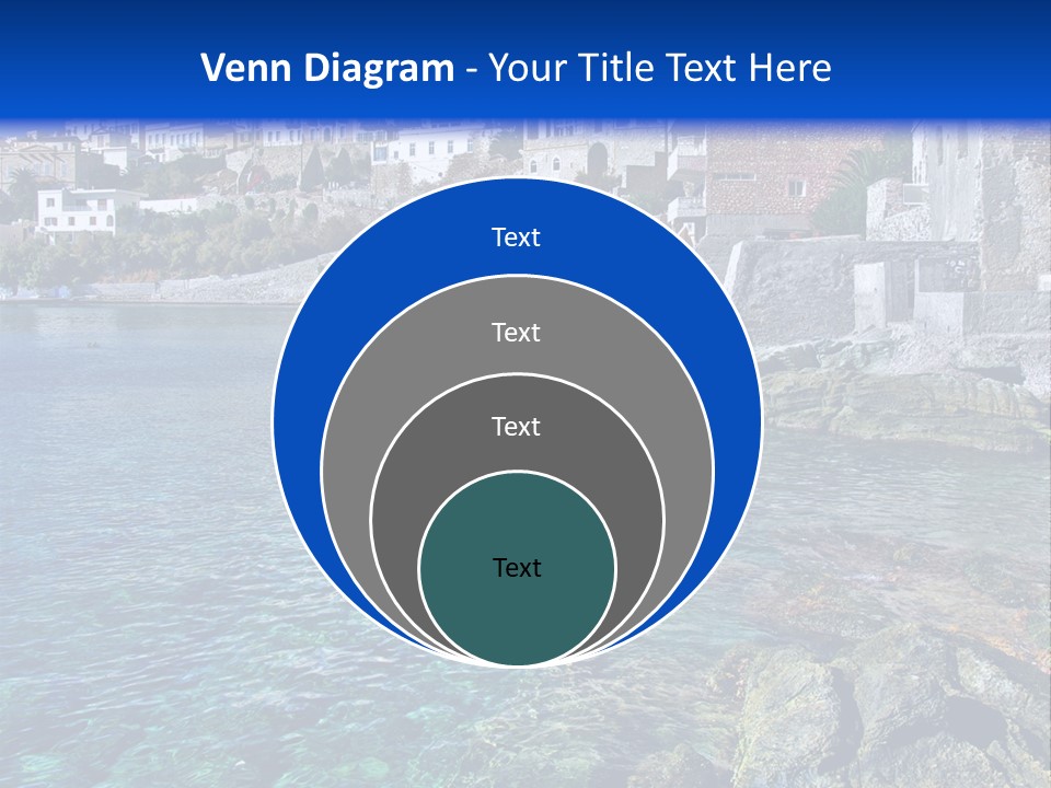 Cyclade Window Tourism PowerPoint Template