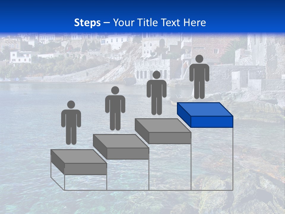 Cyclade Window Tourism PowerPoint Template
