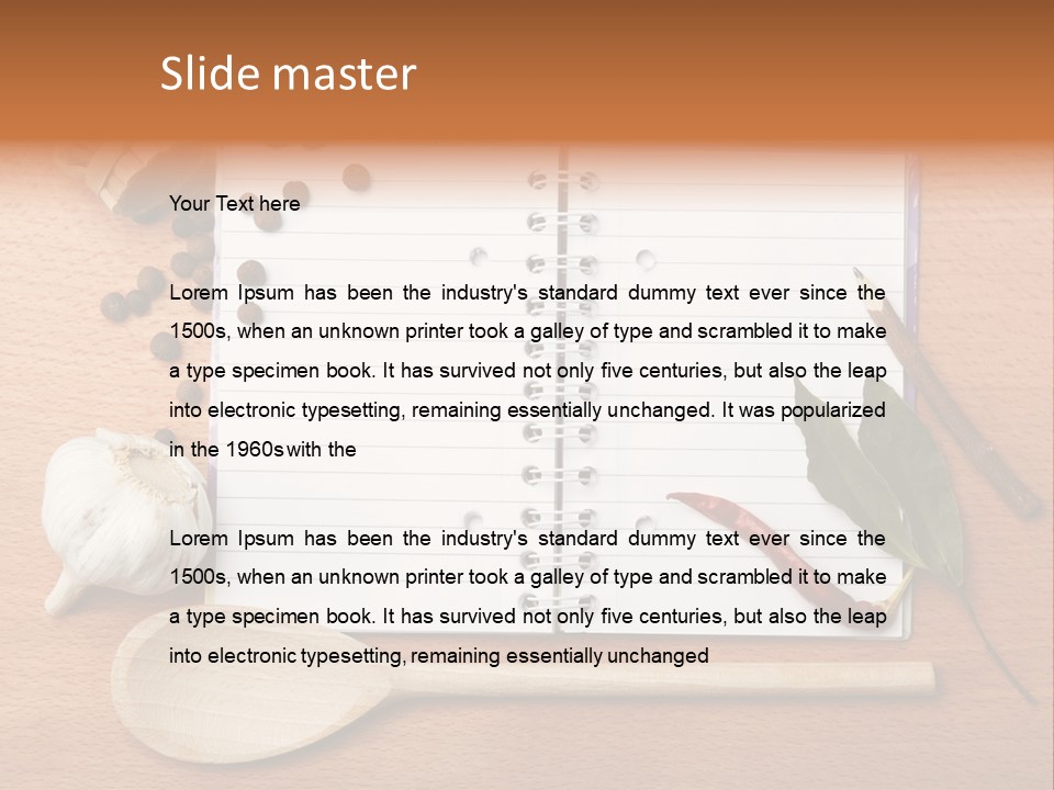 Pepper Rural Cook PowerPoint Template