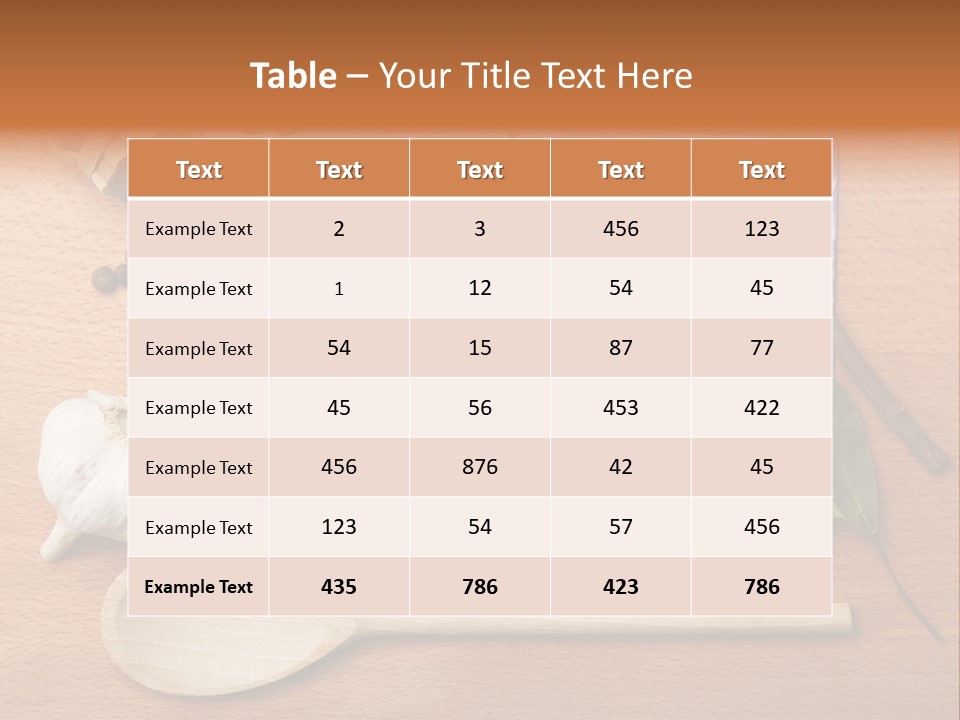 Pepper Rural Cook PowerPoint Template