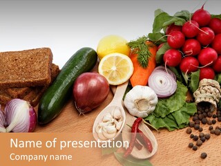 Yellow Ripe Harvest PowerPoint Template