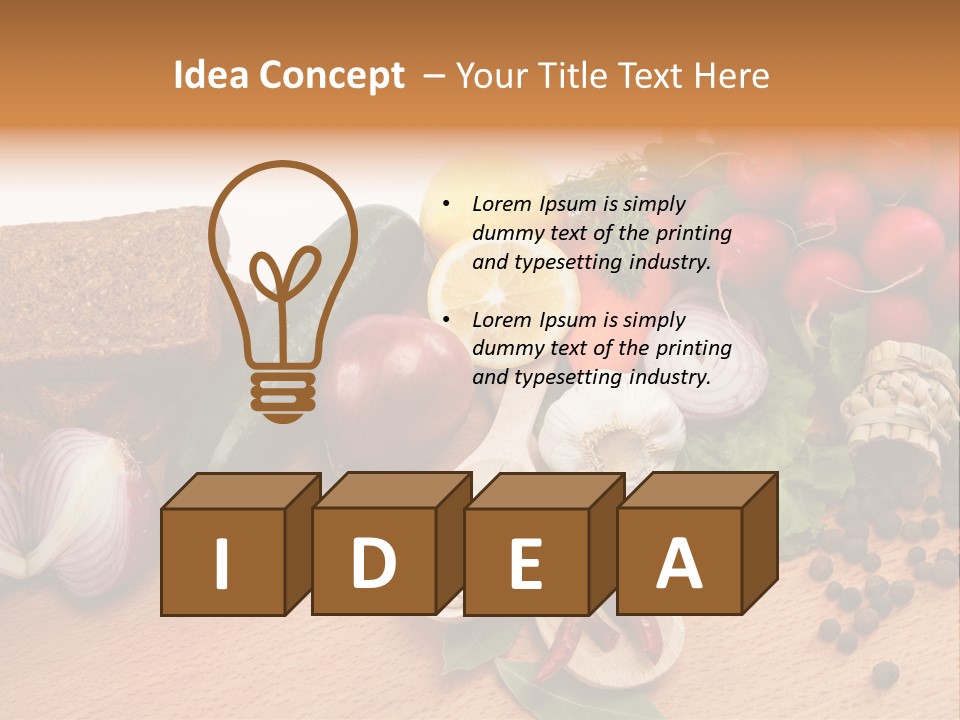 Yellow Ripe Harvest PowerPoint Template