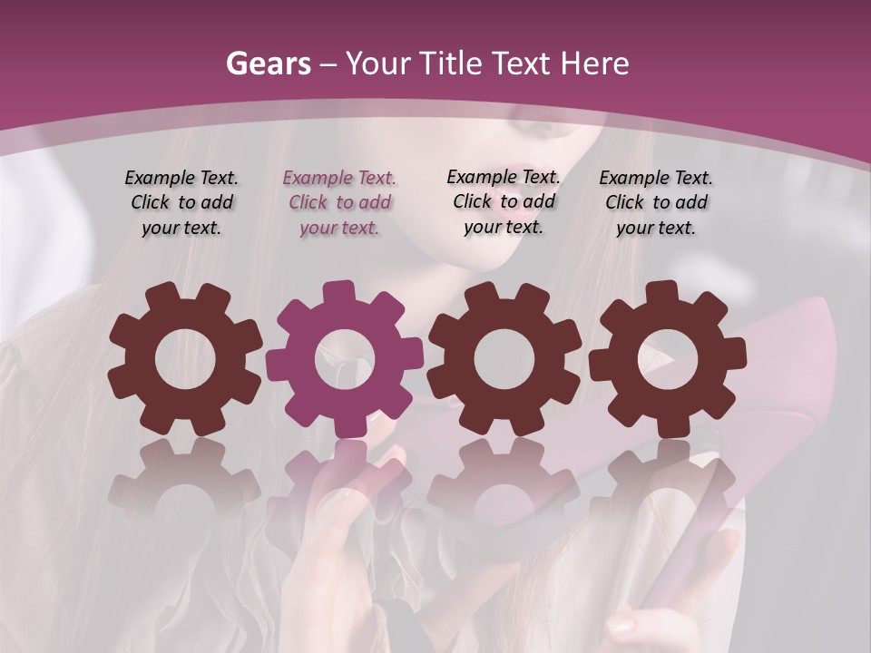 Washing People Working PowerPoint Template