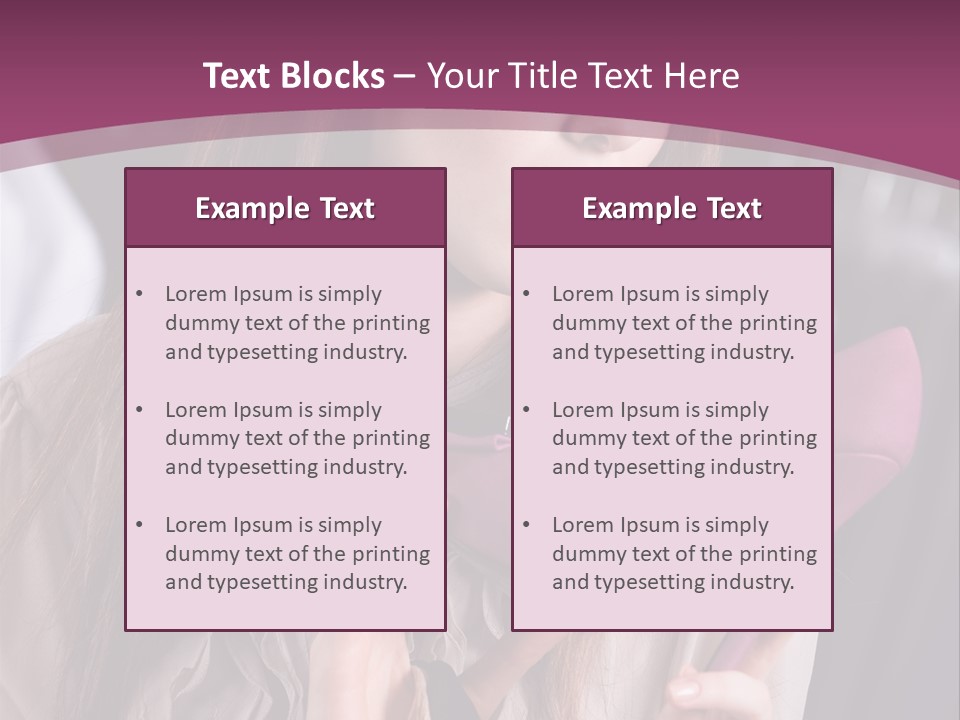 Washing People Working PowerPoint Template