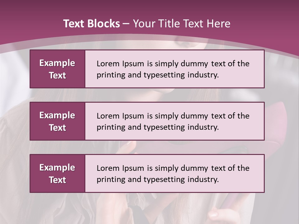 Washing People Working PowerPoint Template