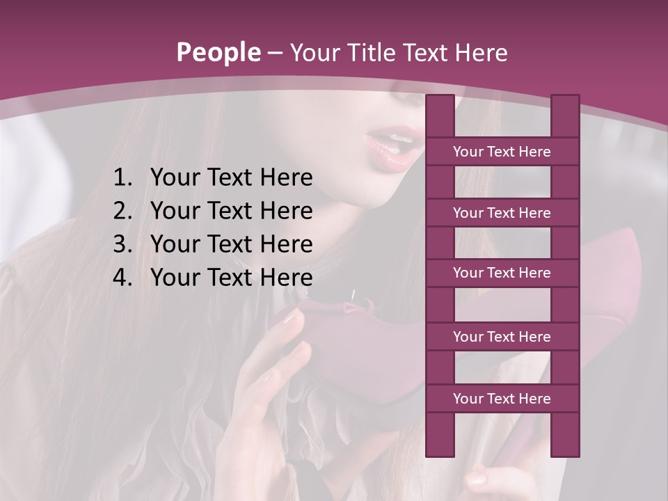 Washing People Working PowerPoint Template