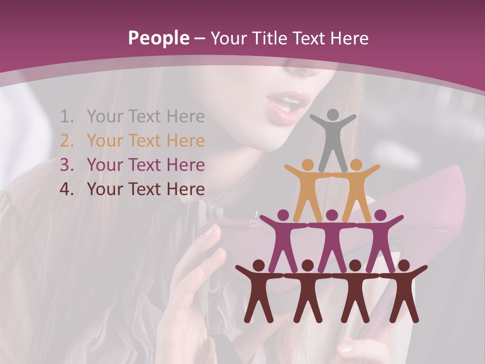 Washing People Working PowerPoint Template