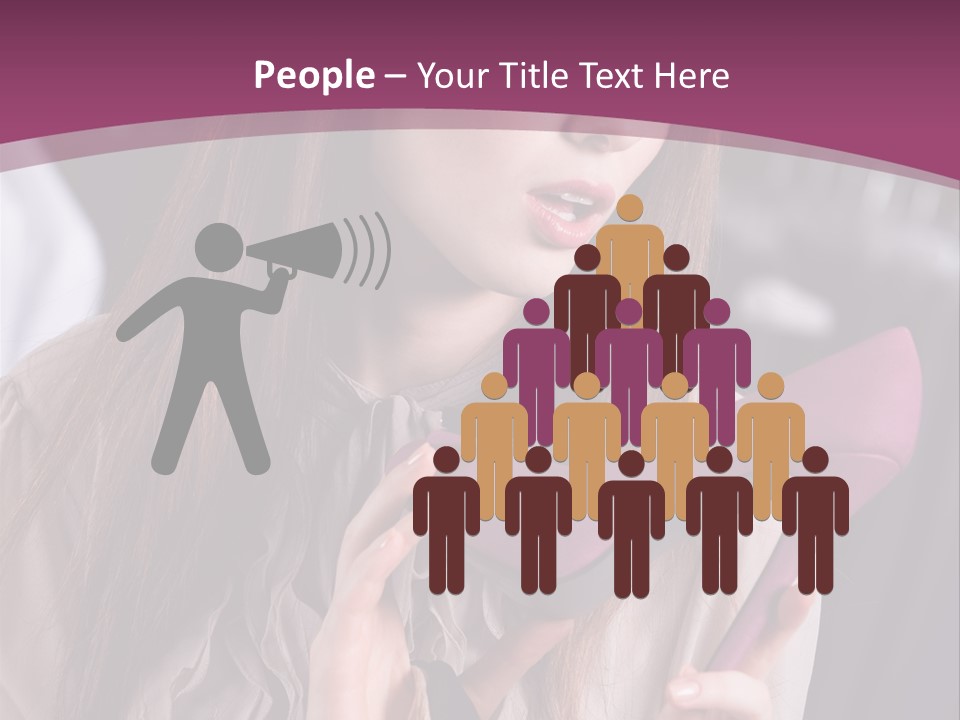 Washing People Working PowerPoint Template
