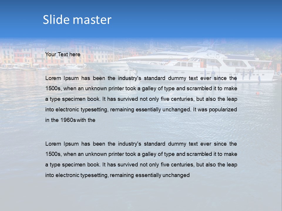 Sailing Rich Ocean PowerPoint Template