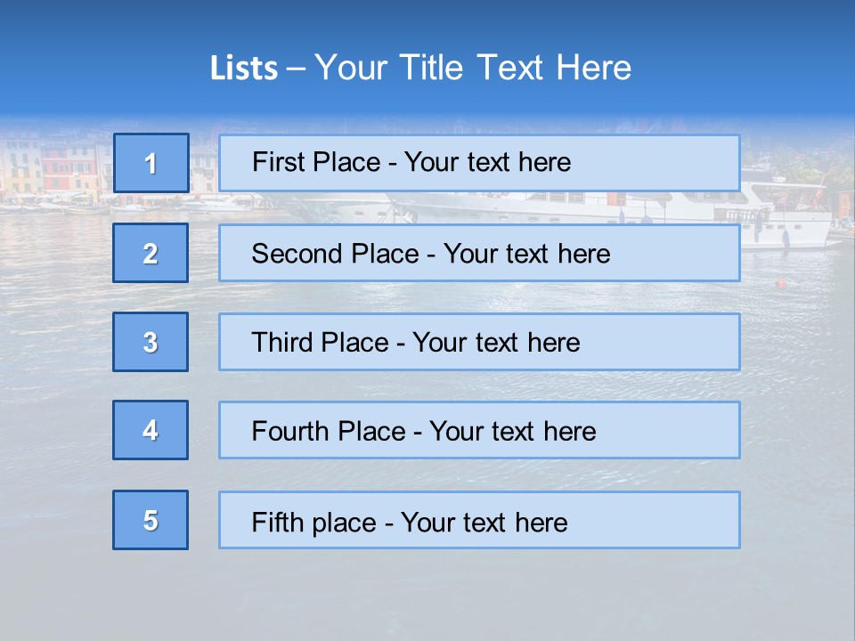 Sailing Rich Ocean PowerPoint Template