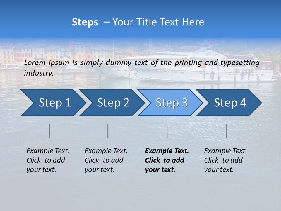 Sailing Rich Ocean PowerPoint Template