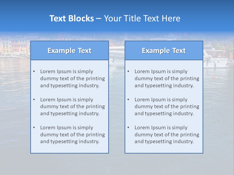 Sailing Rich Ocean PowerPoint Template