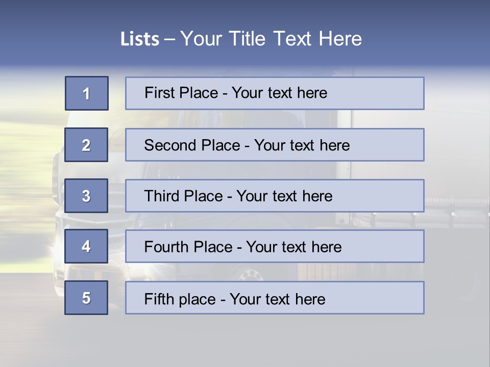 Freeway Fast New PowerPoint Template