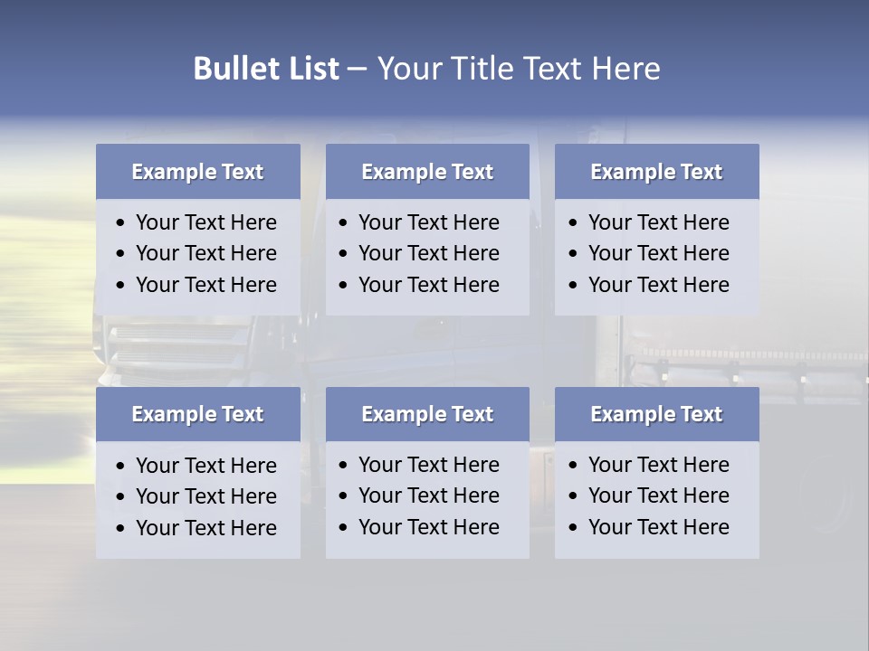 Freeway Fast New PowerPoint Template