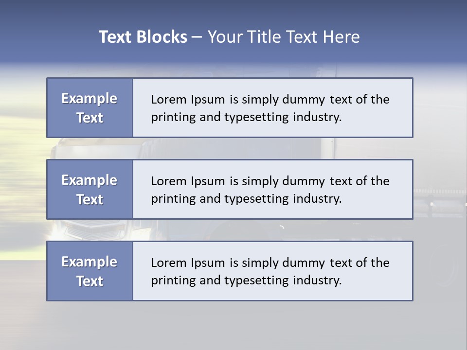 Freeway Fast New PowerPoint Template
