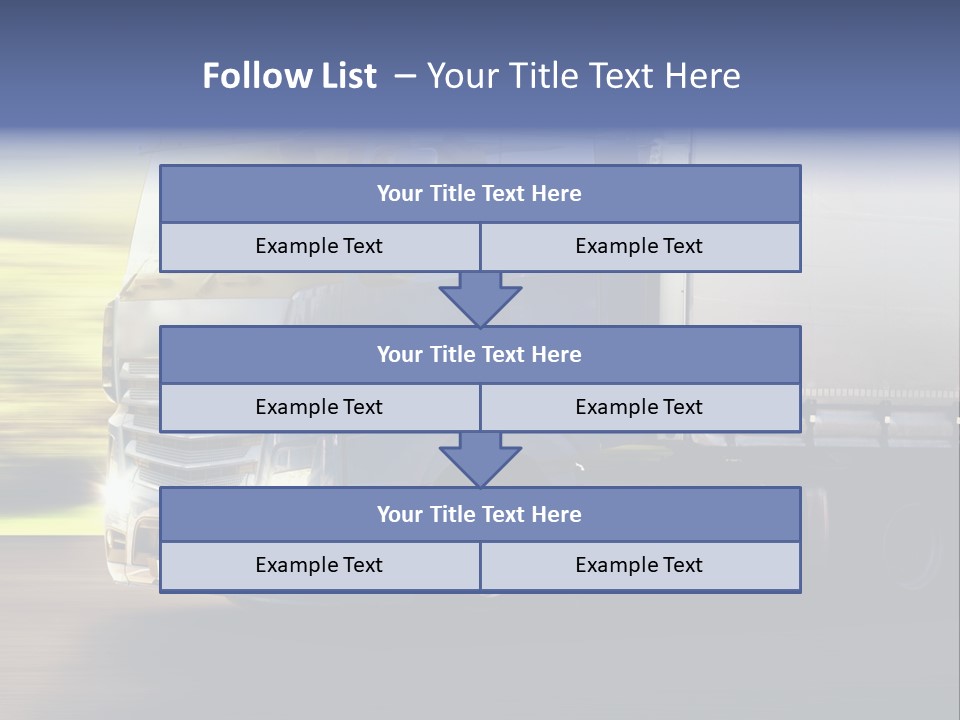 Freeway Fast New PowerPoint Template