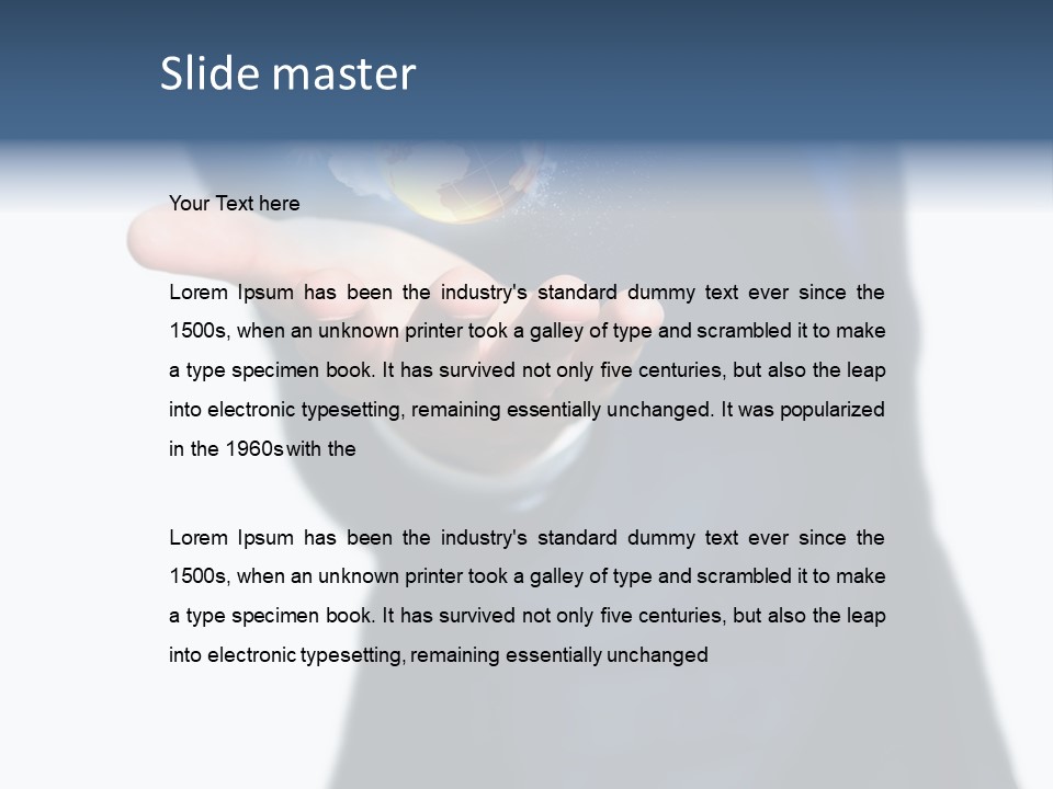 Reality Digital Ocean PowerPoint Template