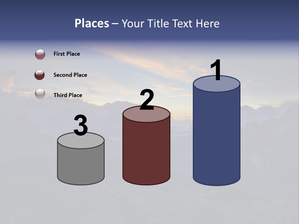 Nature Tourism Landscape PowerPoint Template