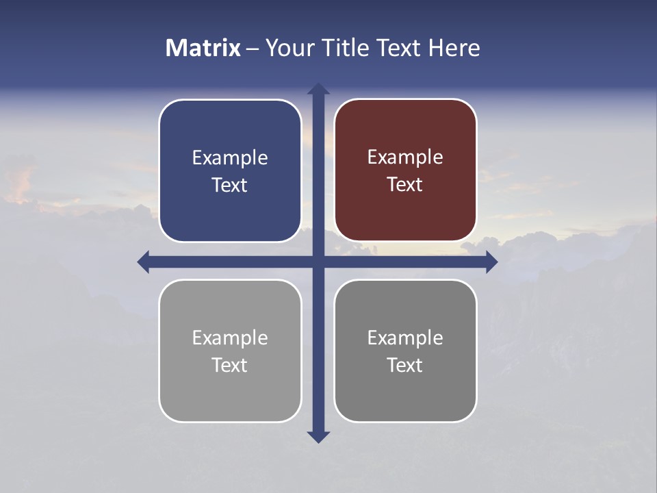 Nature Tourism Landscape PowerPoint Template