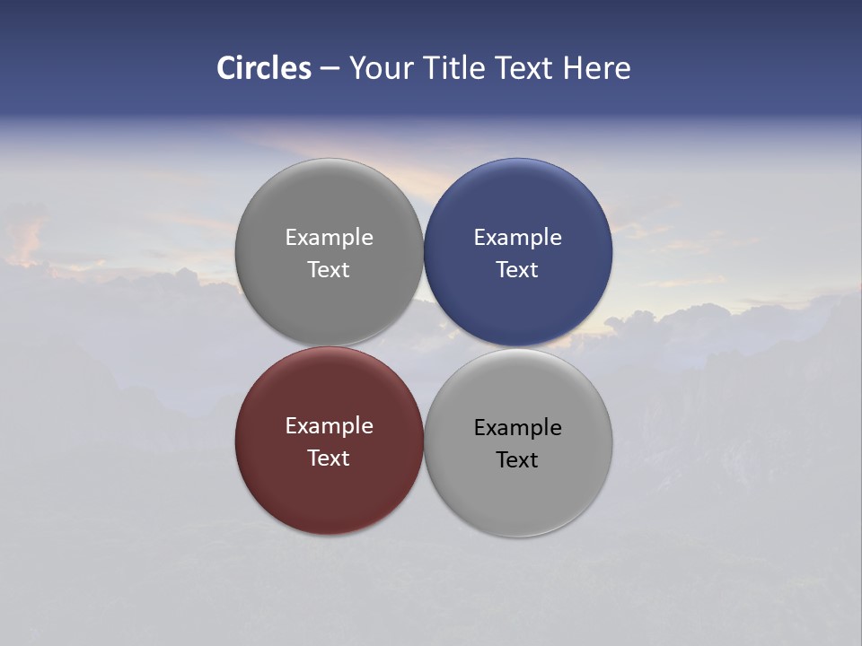 Nature Tourism Landscape PowerPoint Template