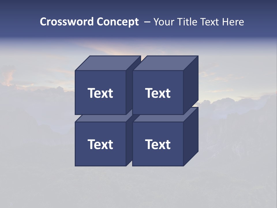 Nature Tourism Landscape PowerPoint Template