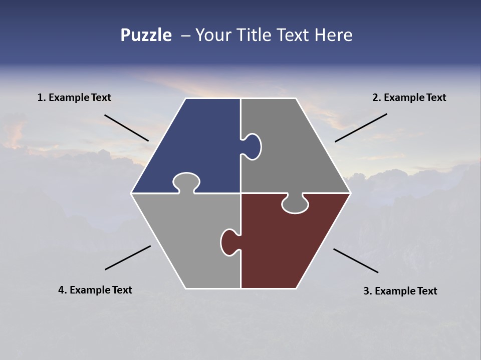 Nature Tourism Landscape PowerPoint Template