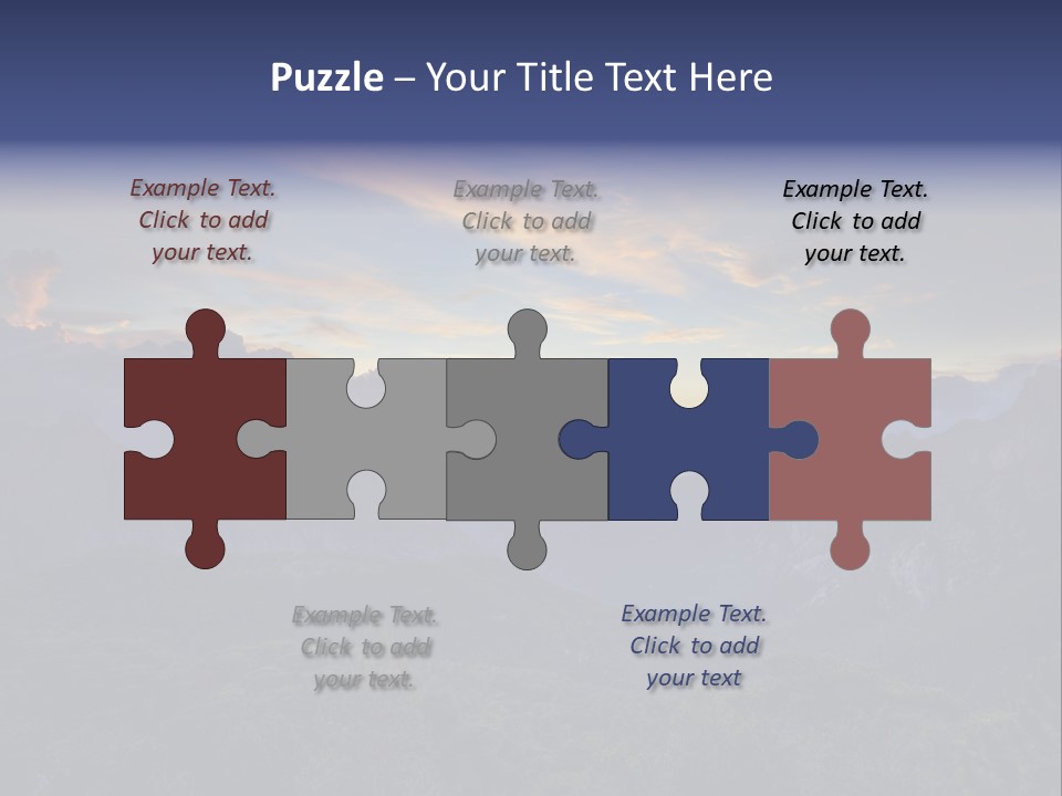 Nature Tourism Landscape PowerPoint Template