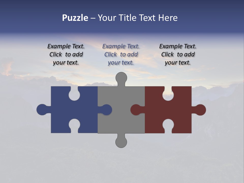 Nature Tourism Landscape PowerPoint Template