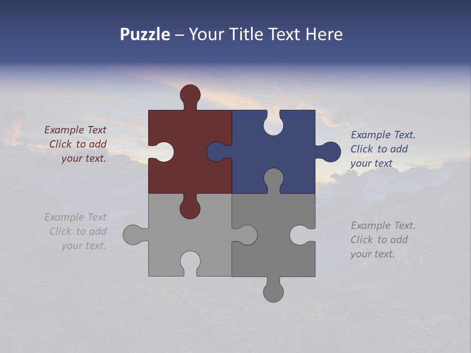 Nature Tourism Landscape PowerPoint Template