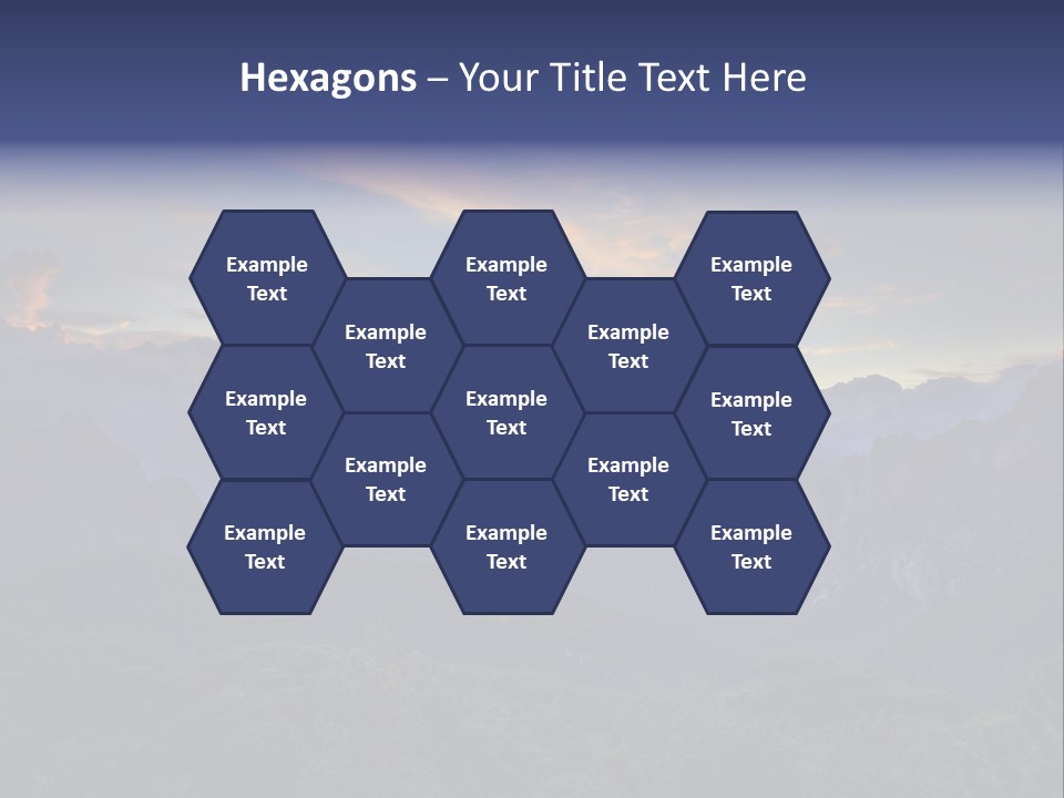 Nature Tourism Landscape PowerPoint Template