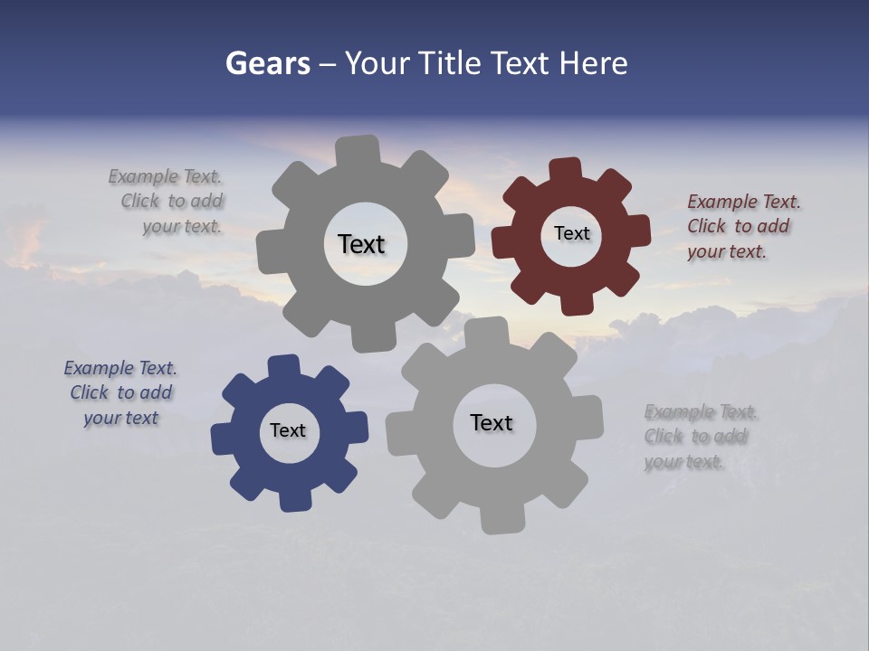 Nature Tourism Landscape PowerPoint Template