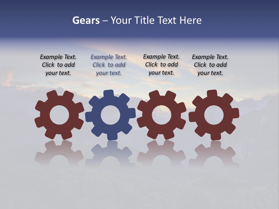 Nature Tourism Landscape PowerPoint Template