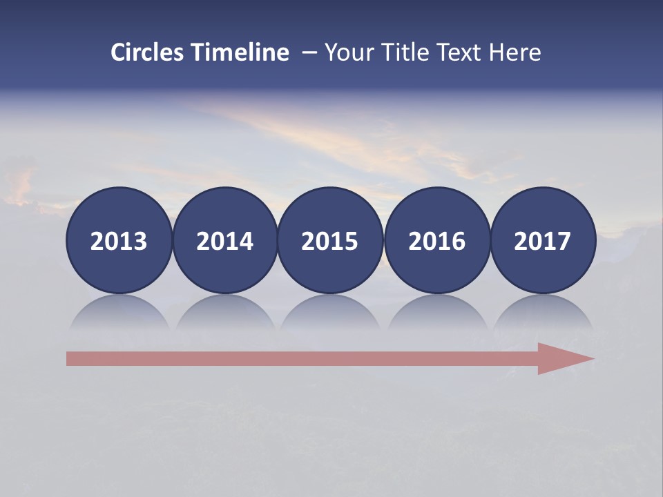 Nature Tourism Landscape PowerPoint Template