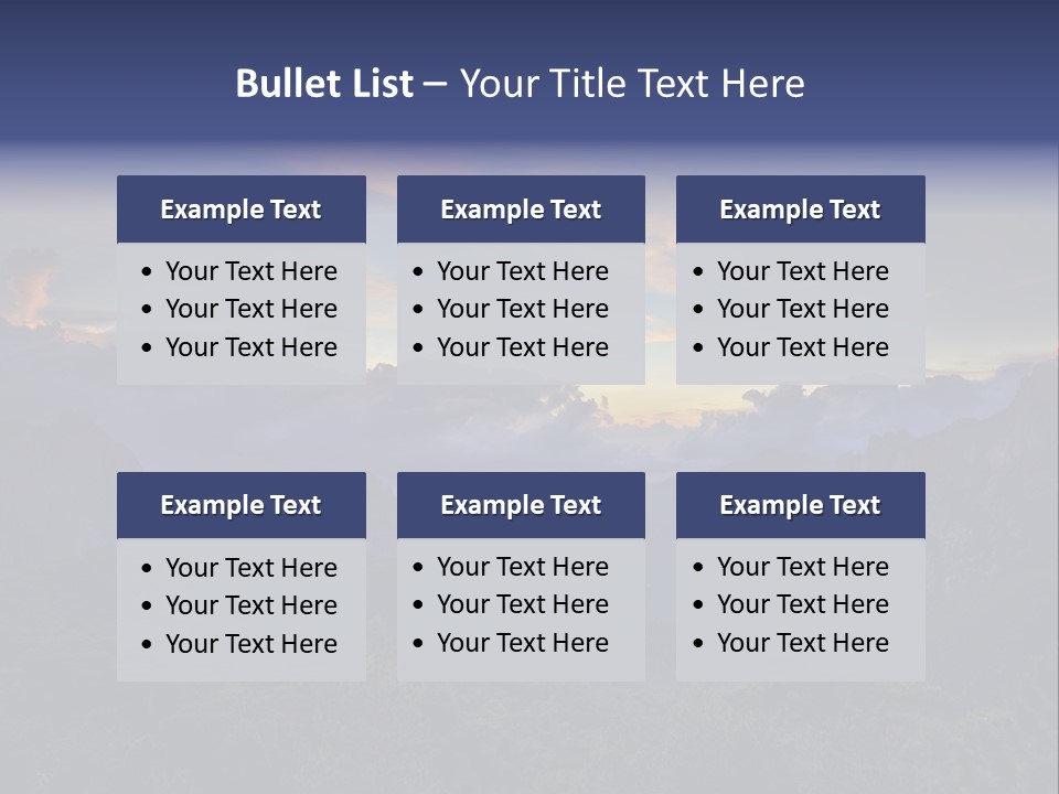 Nature Tourism Landscape PowerPoint Template