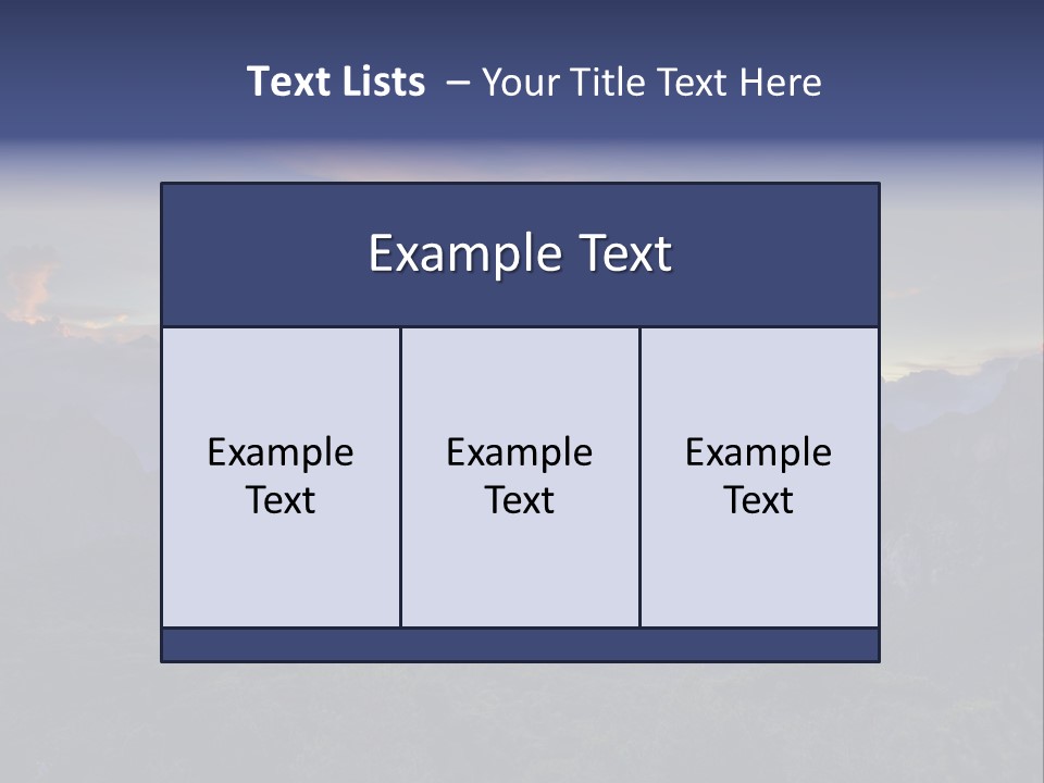 Nature Tourism Landscape PowerPoint Template