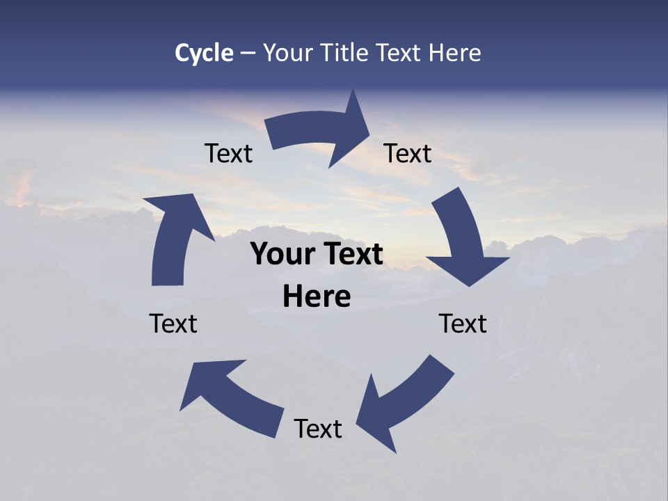 Nature Tourism Landscape PowerPoint Template