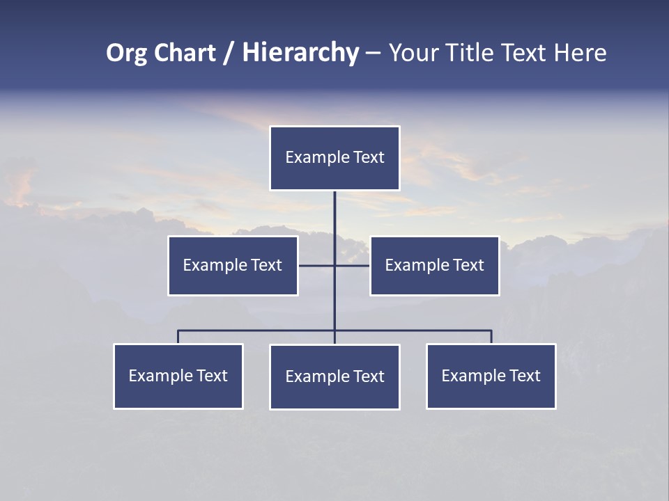Nature Tourism Landscape PowerPoint Template