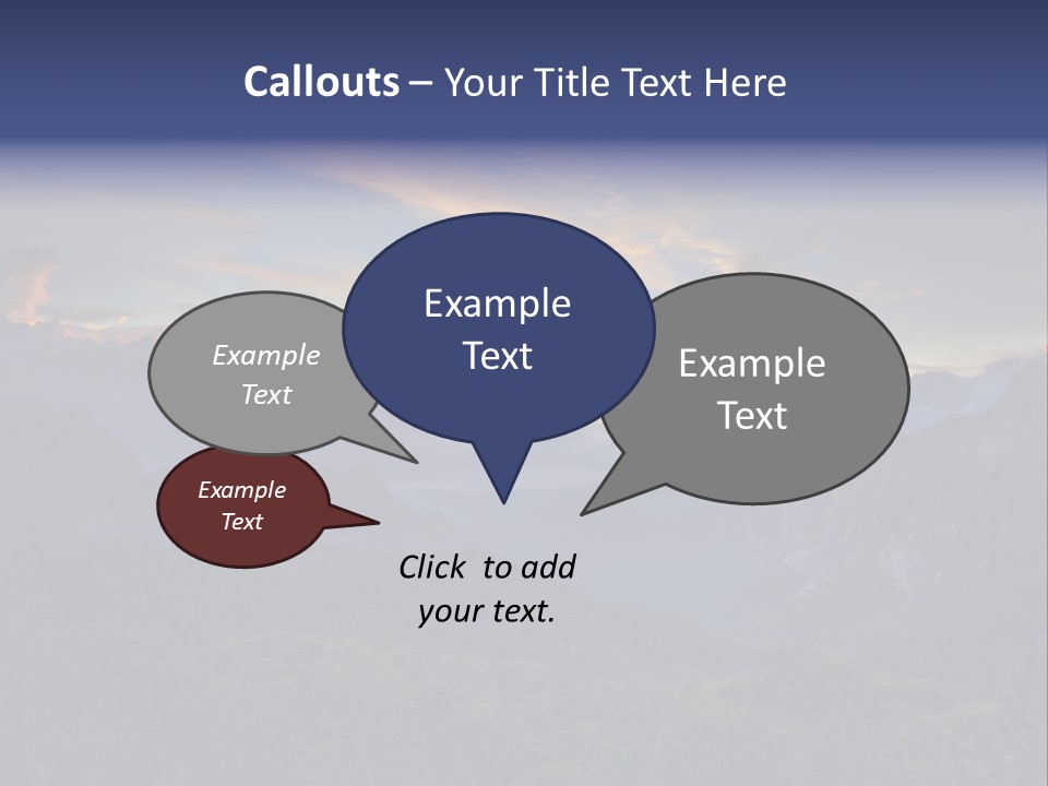 Nature Tourism Landscape PowerPoint Template